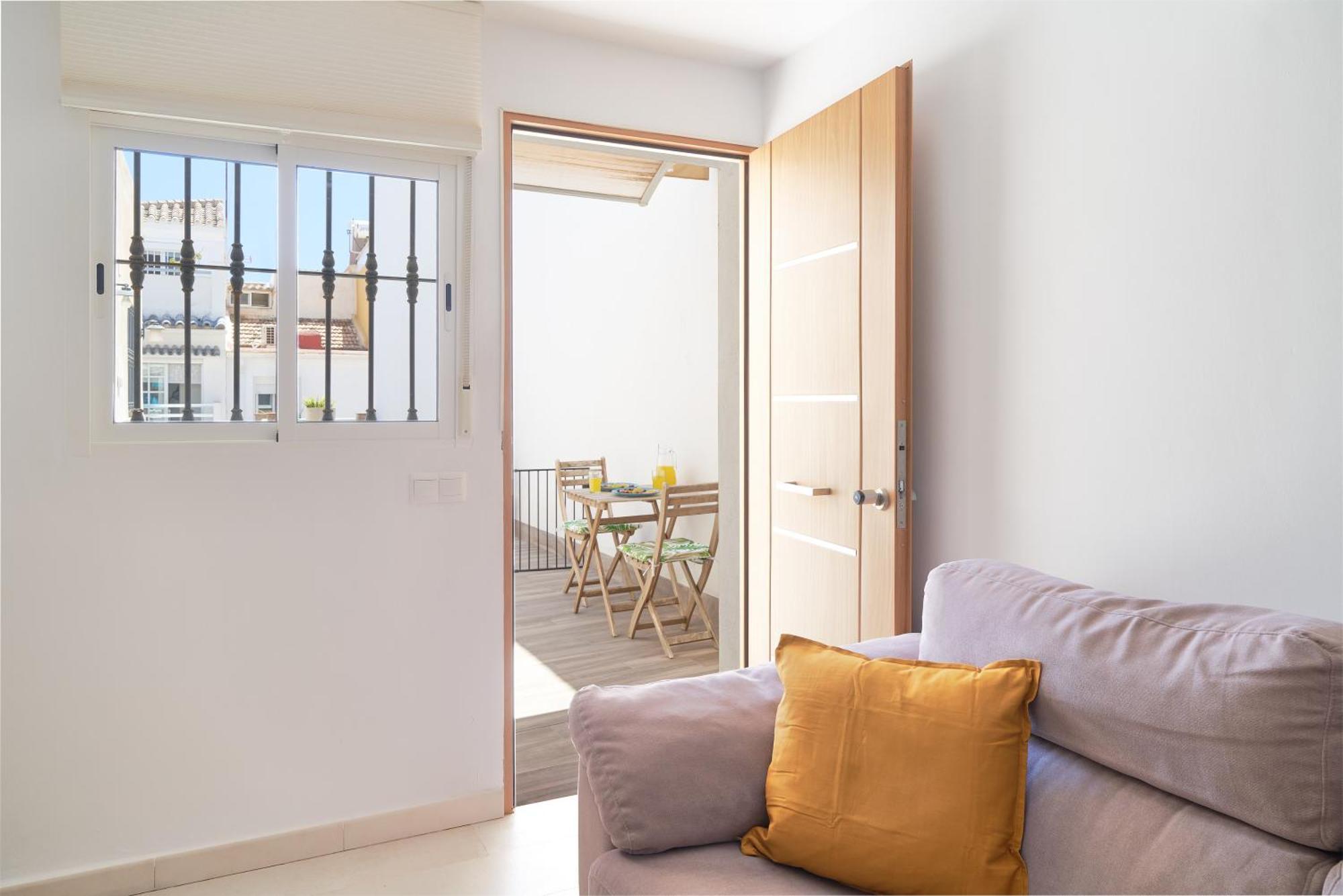 מאלגה Romantico Estudio En La Playa De Pedregalejo By Alterhome מראה חיצוני תמונה
