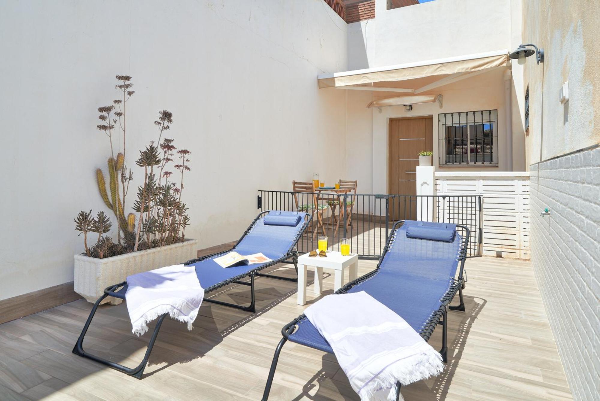 מאלגה Romantico Estudio En La Playa De Pedregalejo By Alterhome מראה חיצוני תמונה